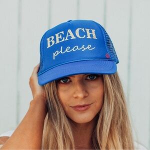 Mother Trucker Beach Please Hat NWT